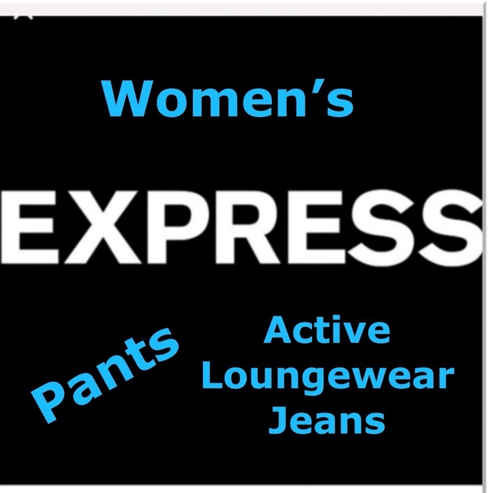 Nothing for sale in this listing! Separator signage for Express pants items